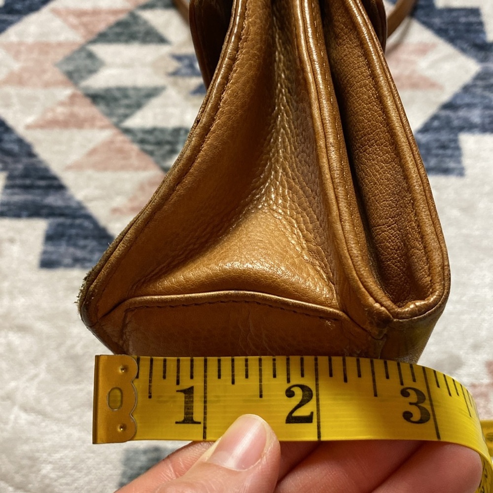 Fossil Vintage Revival Brown Leather Flap Crossbody Bag - Picture 12 of 14